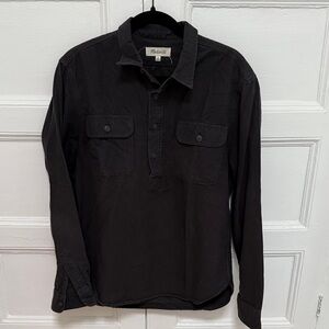 Madewell Men's Black Casual Button Down Shirt